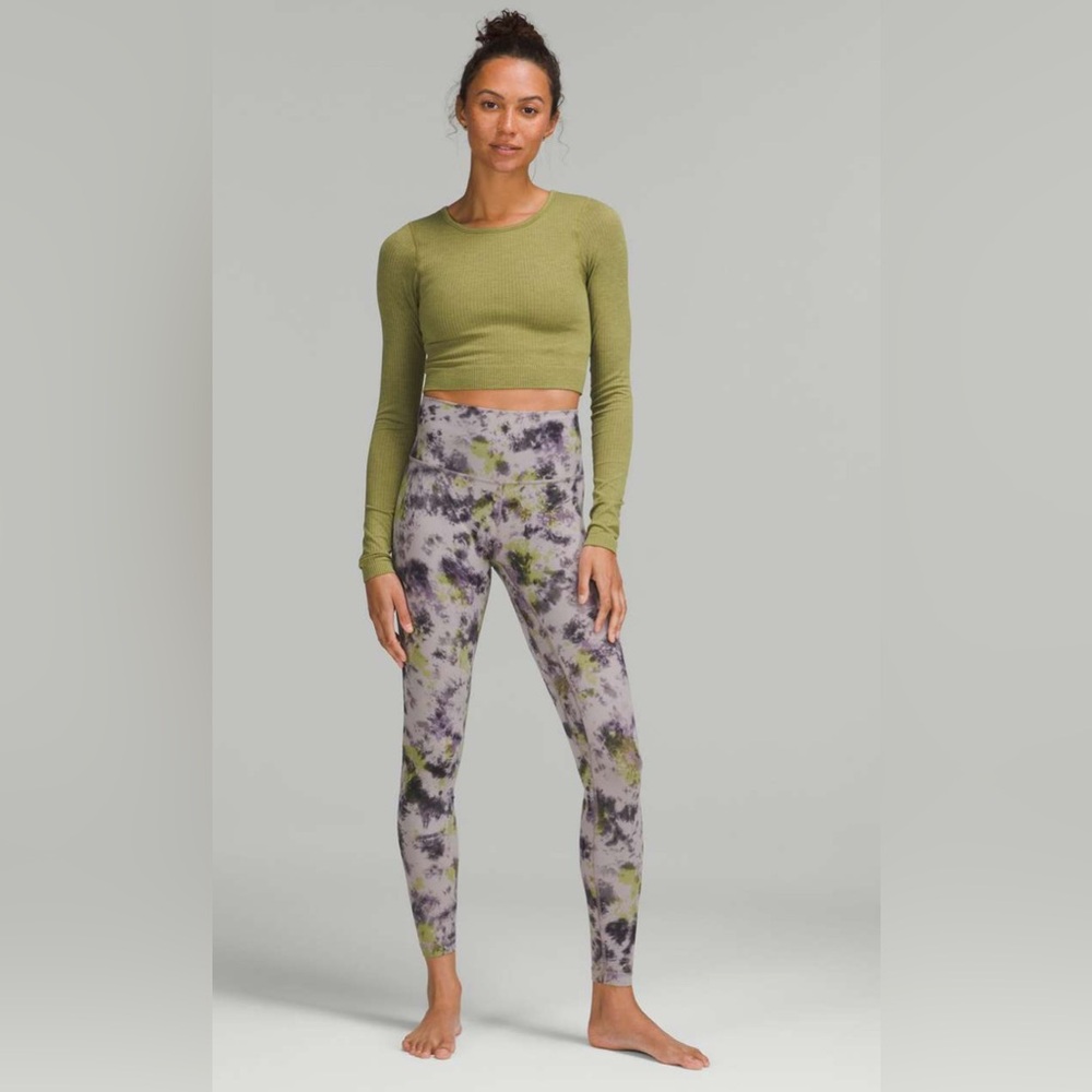 NWOT Lululemon Align High-Rise Pant 28"
Radial Tie Dye Mauve Grey Multi - Picture 2 of 9